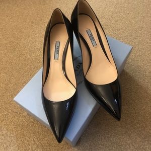 Prada Calzature Donna Nero - saffiano leather (70mm)